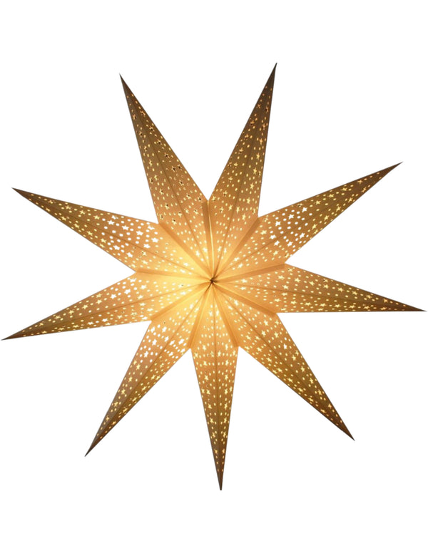 Kerster nr. 26 Witte ster "stars"met 9 punten (zonder verlichtingsset)