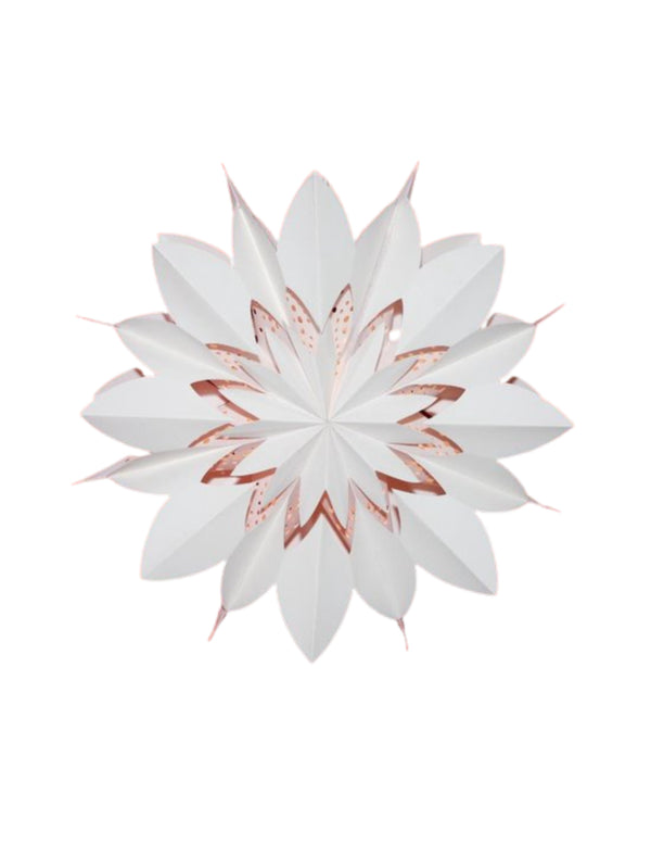 nr. 46 - Witte Snowflake "flower" (zonder verlichtingsset)