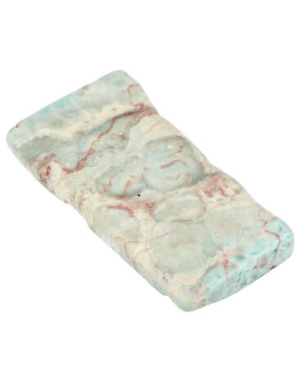 Larimar schijf gepolijst nr.1