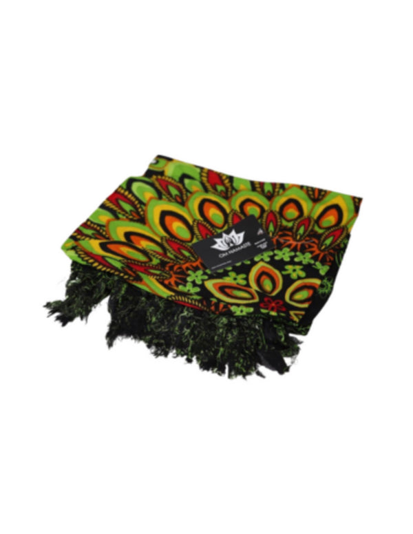 Sarong - 426 - Bloemrijke Mandala - Groen van Om Namaste - Pareo Saunadoek Wikkeljurk