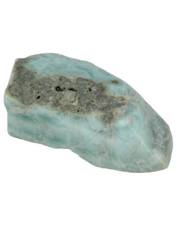 Larimar schijf gepolijst nr.6