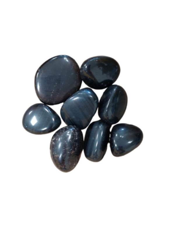 Obsidiaan zwart trommelstenen 100 gr. (mt3)
