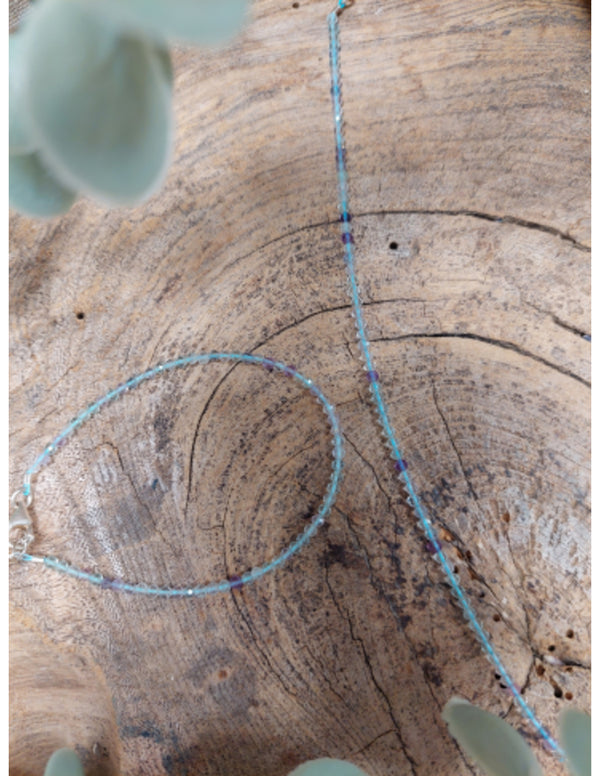 Summer vibes armband Fluoriet