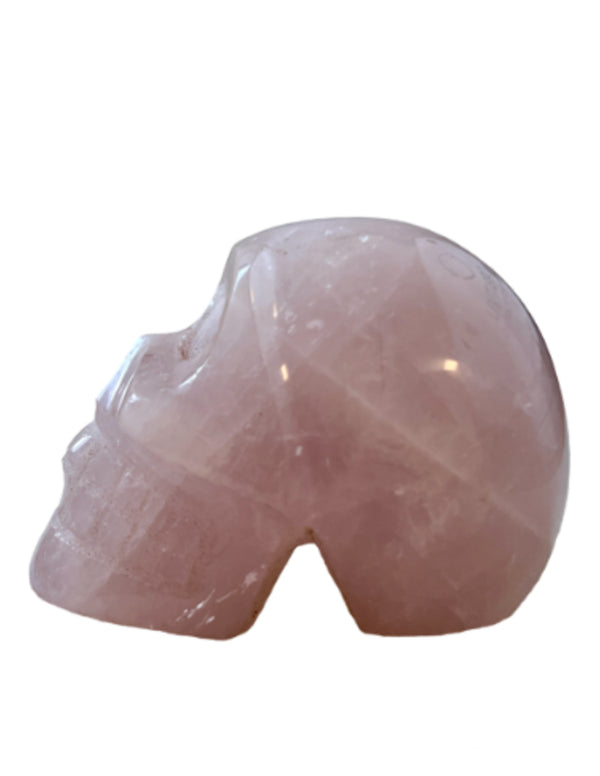 Roze kwarts schedel nr.5