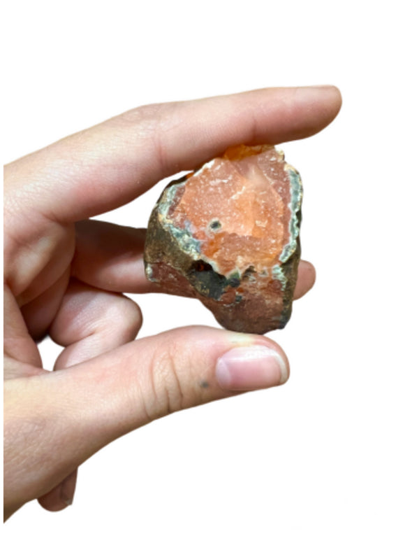 Carneool India 250 gr. ruwe brokjes
