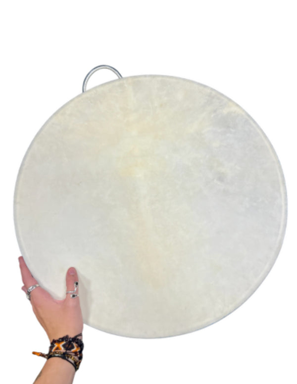 Ocean Drum 50 cm - effen - wit