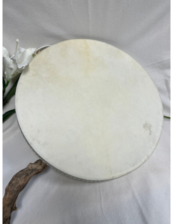 Ocean Drum 50 cm - effen - wit