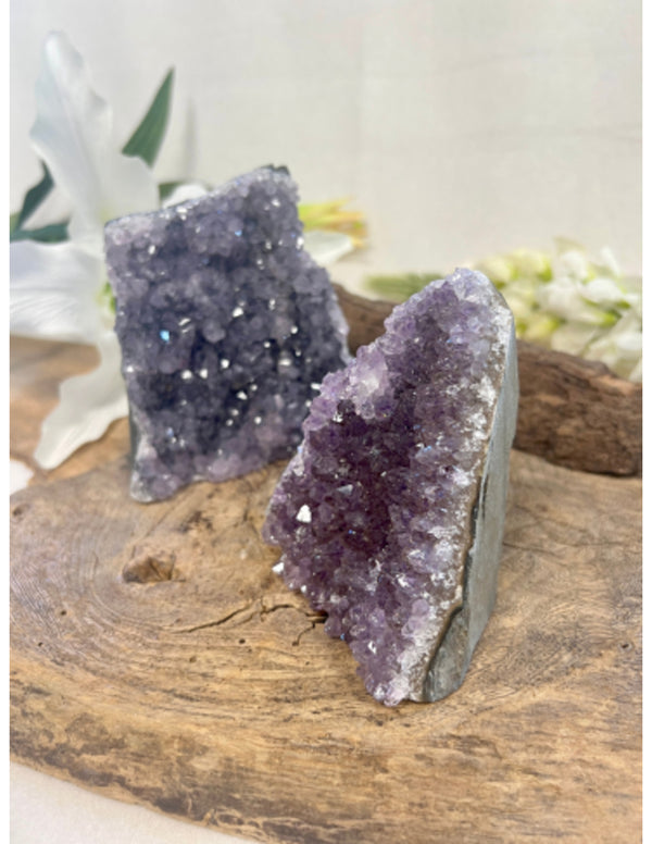 Amethist Brazilië ruw cut base, p/kg
