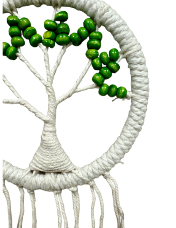 Dromenvanger - Tree of Life - groen - 12cm - Dreamcatcher