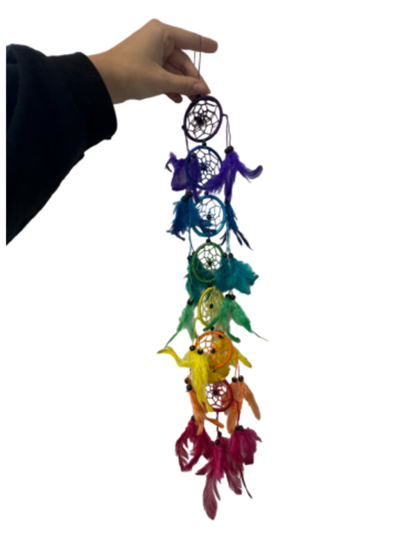 Dromenvanger 9cm 7 chakras - 75cm Lengte