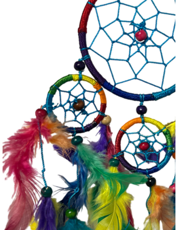 Dromenvanger rainbow 9 cm 4 ringen
