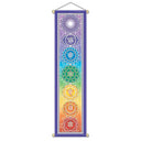 Chakra Vaandel Zeven Symbolen Polyester 30 x 120 cm