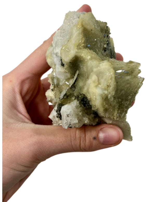 Bariet / Calciet / Chalcopyriet ruw nr.3