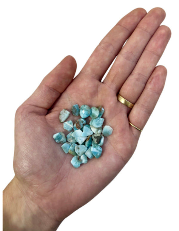 Larimar A 10 gr. trommelstenen (mt1)