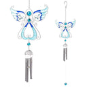 Windorgel Engel Metalen Buisjes Blauw ±75cm