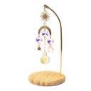 Suncatcher Op Houten Voet Zon Maan En Ster 16 X 8 Cm