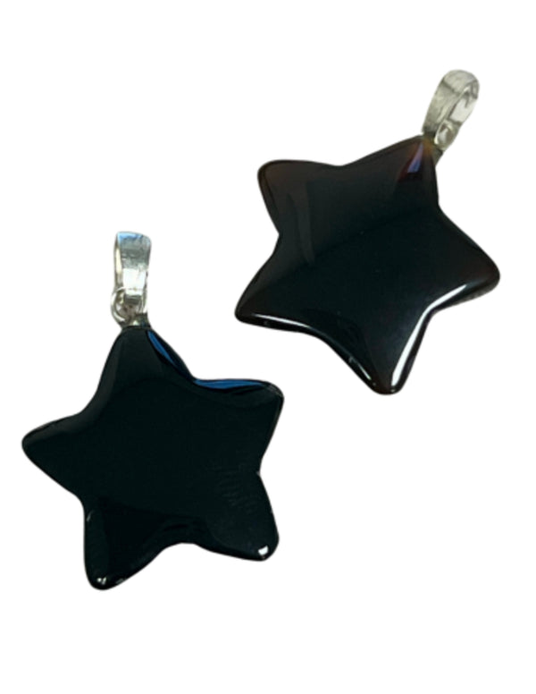 Onyx edelsteen sterhanger 20 mm