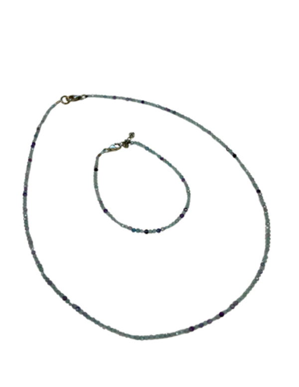 Fluoriet sieraden set Summer Vibes