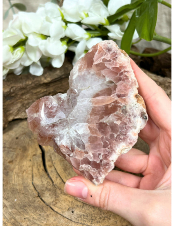 Roze Amethist schijf nr.03