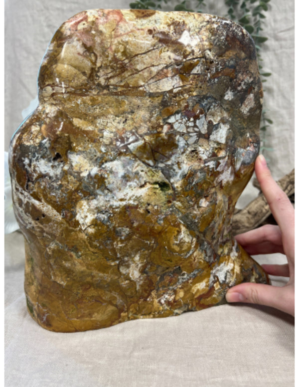 Jaspis geel sculptuur nr.02