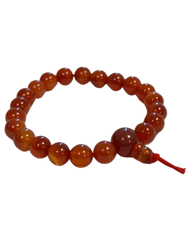 Carneool Powerbead Armband Elastiek 18 cm 8 mm