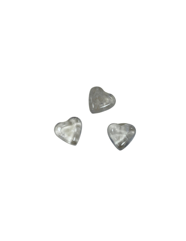 Bergkristal edelsteen hart 10 mm