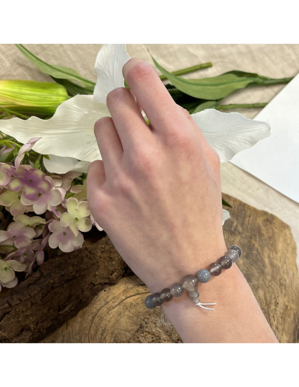 Agaat powerbead armband + kaart