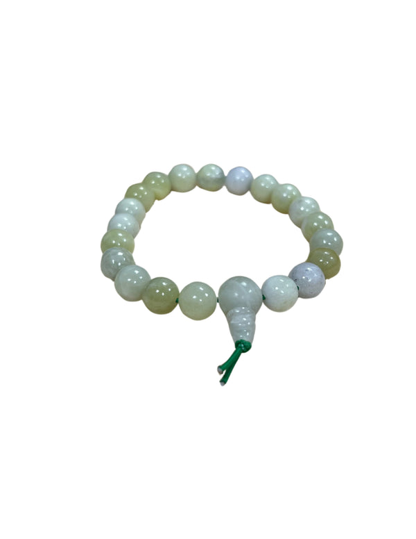 Jade Serpentijn powerbead armband + kaart