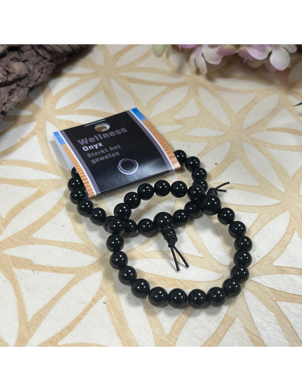 Onyx powerbead armband + kaart