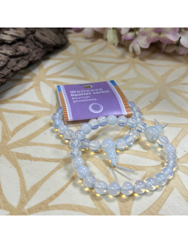 Opaliet powerbead armband + kaart (synth)