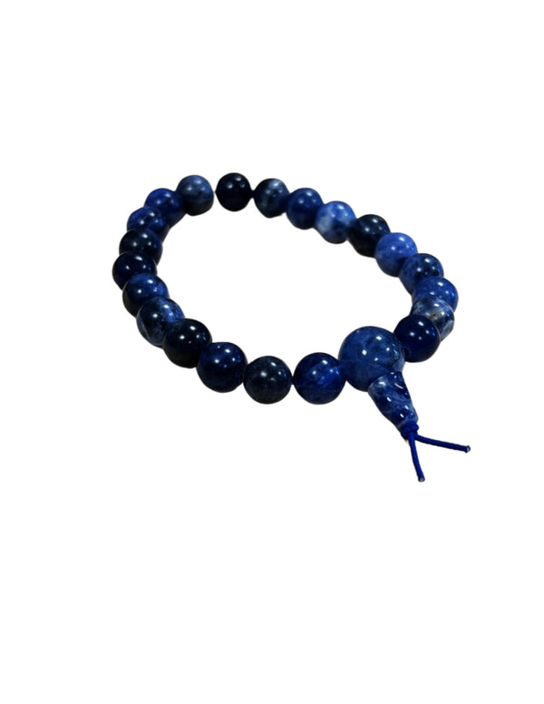 Sodaliet powerbead armband + kaart