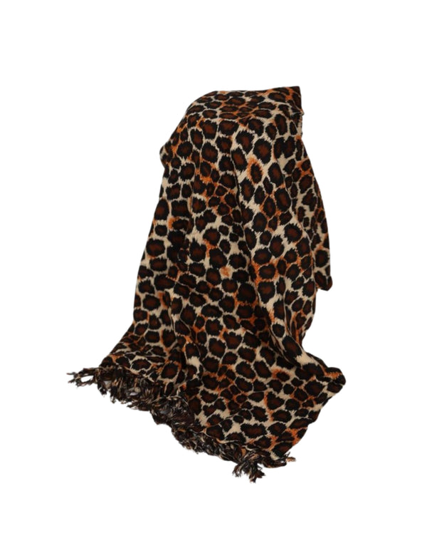 Om Namaste Sarong - 401 - dierenprint - panter - bruin