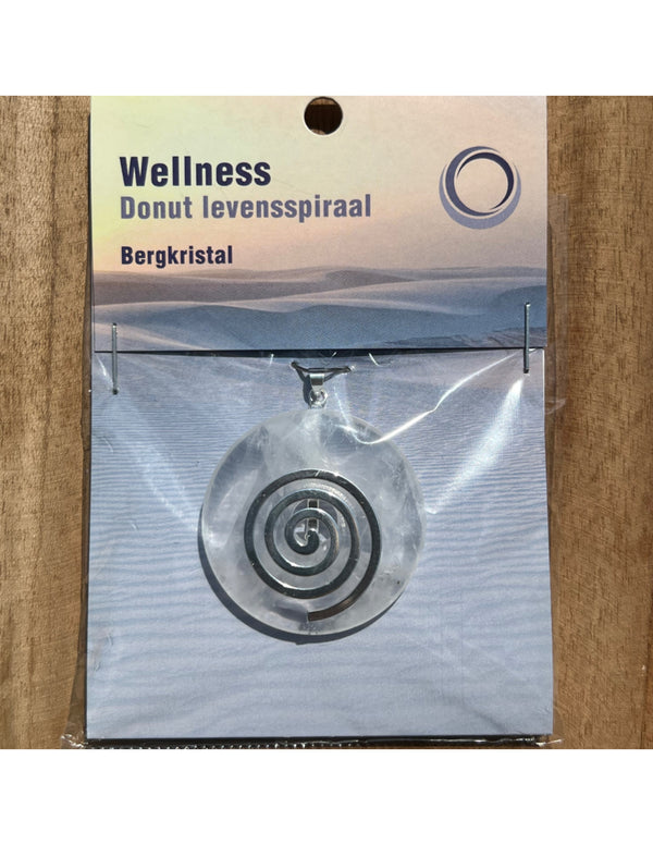 Bergkristal donut levensspiraal