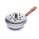 Wierookbrander Pan Model IJzer Met Deksel En Handvat 15x26cm
