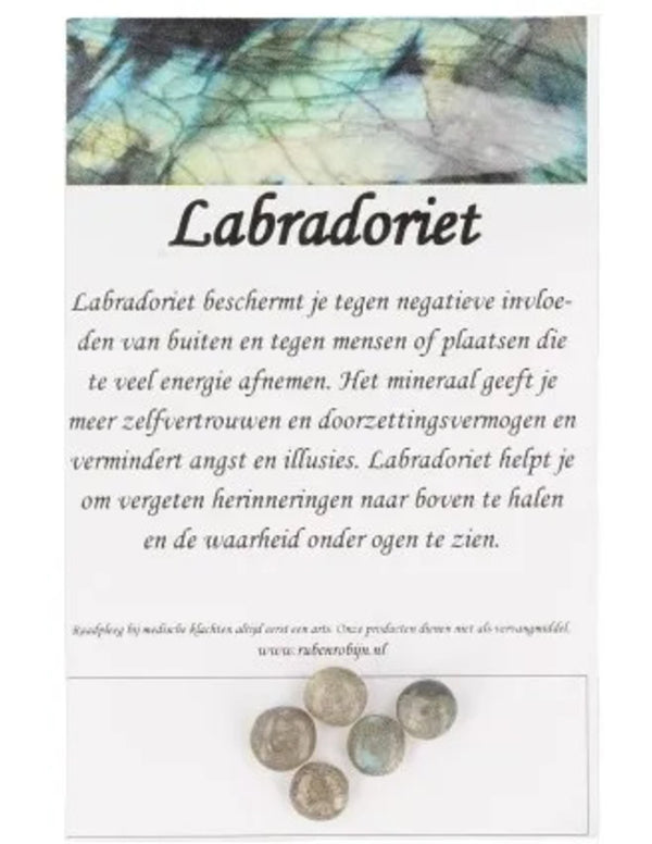 Kralen Labradoriet A+ 7 mm - 5 st.
