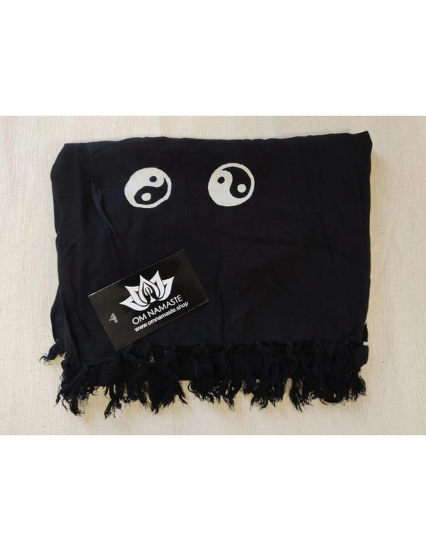 Strand rokje - zwart / wit - yin yang van Om Namaste