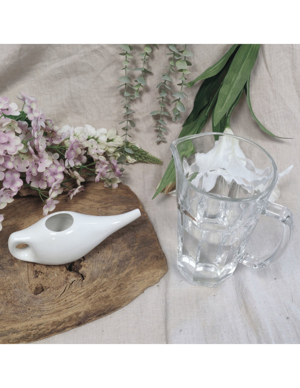 Netipot wit keramiek - voor neusspoeling
