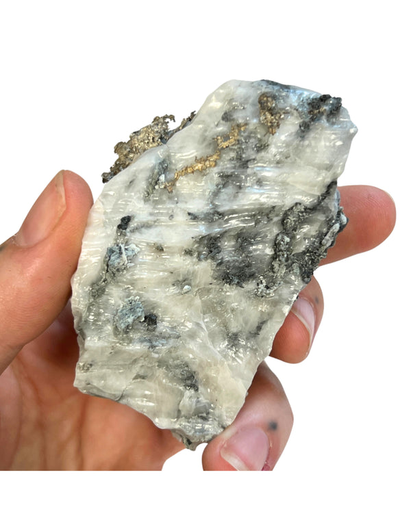 Zilver ruw op moedersteen nr.09