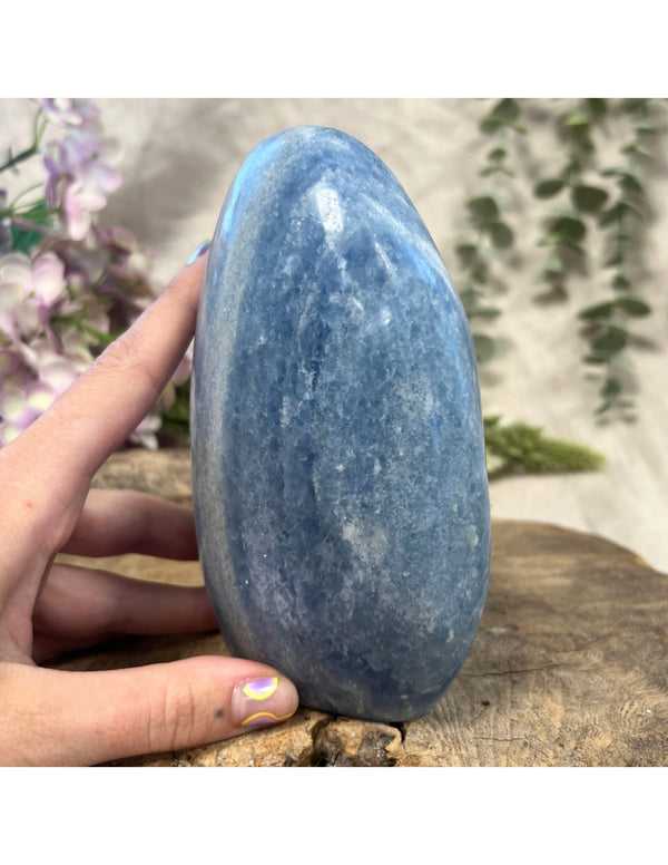 Calciet blauw sculptuur nr.11