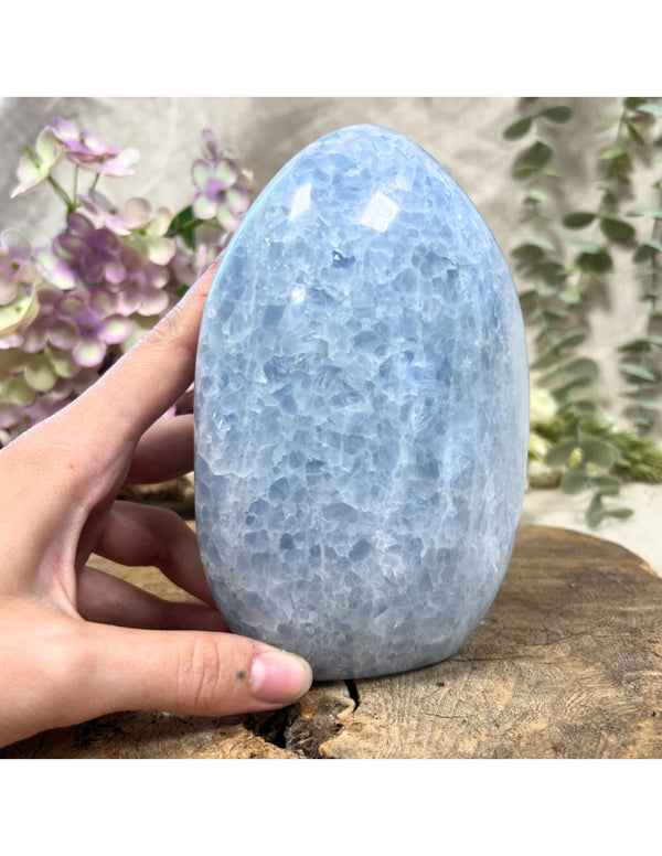 Calciet blauw sculptuur nr.10
