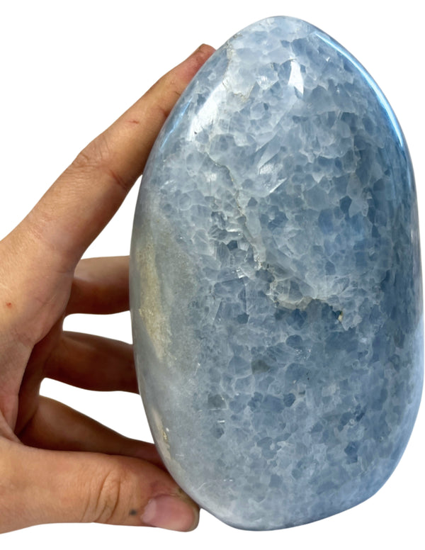 Calciet blauw sculptuur nr.10