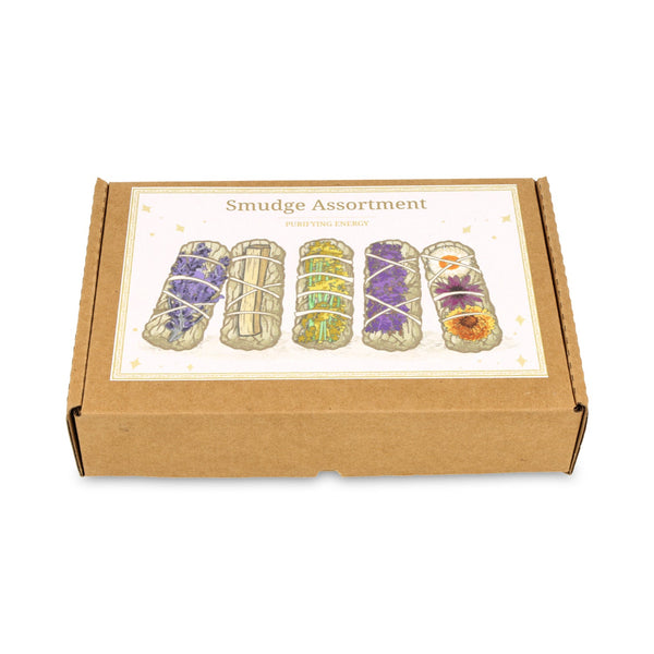 Witte Salie Smudgeset Gemengde Kruiden 5 Stuks 19,5x12,5x4 cm