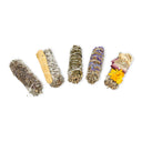 Witte salie & gemengde kruiden smudgeset van 5 -- 19,5x12,5x4cm