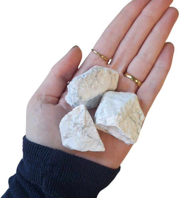 Howliet wit 250 gr. ruwe brokjes