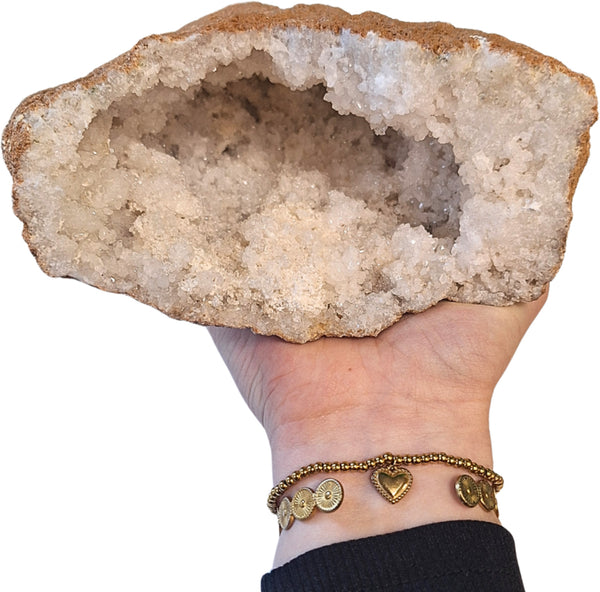 Bergkristal geode stuk nr.20