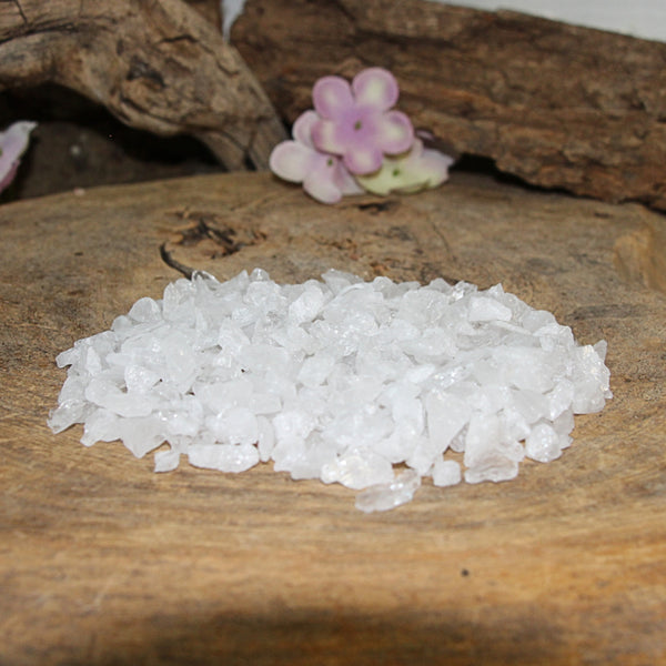 Bergkristal split 100 gr. ruwe brokjes