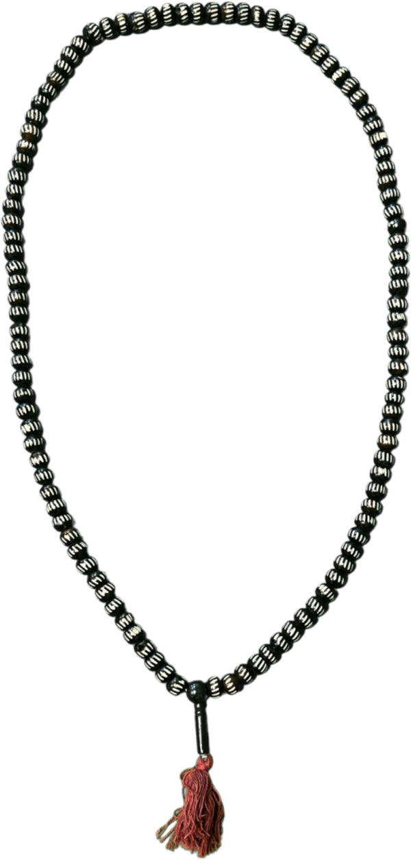 Mala been tweekleurig streepjes 40 cm zwart/wit