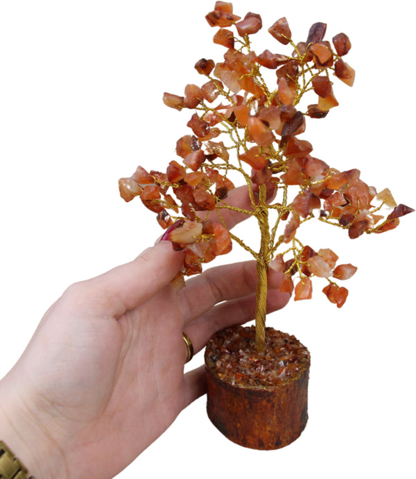 Edelsteen boompje Carneool ca. 18 cm