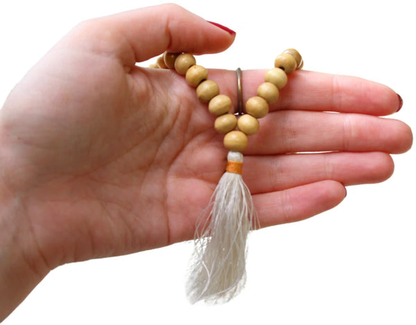Mala hout blanc witte kwast 40 cm