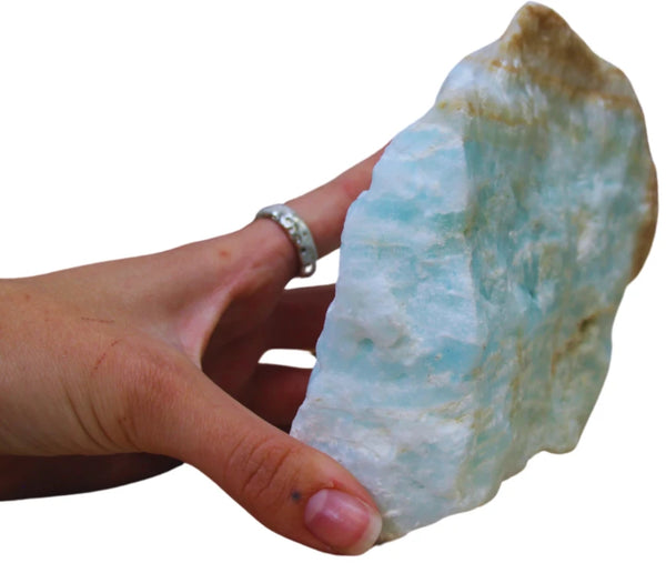 Caribbean blue Calciet ruw nr.04